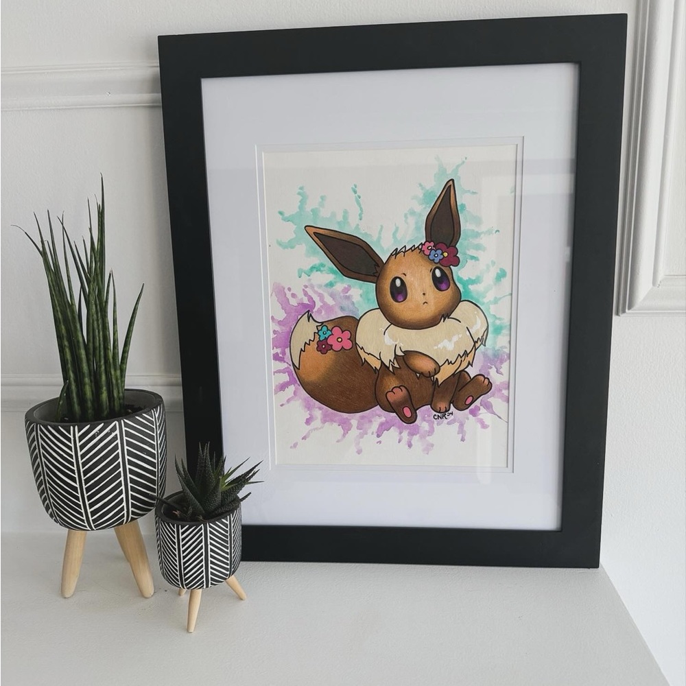 🎨 Handmade Eevee Print